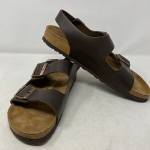 NWOB Birkenstock Milano Oiled Leather Sandals in Habana